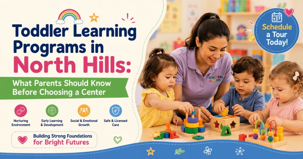 Toddler learning programs North Hills
